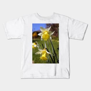 Speckled Daffodils Kids T-Shirt